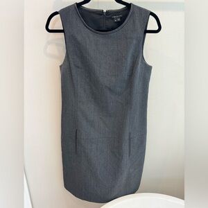 Theory dress with leather trim- size 10